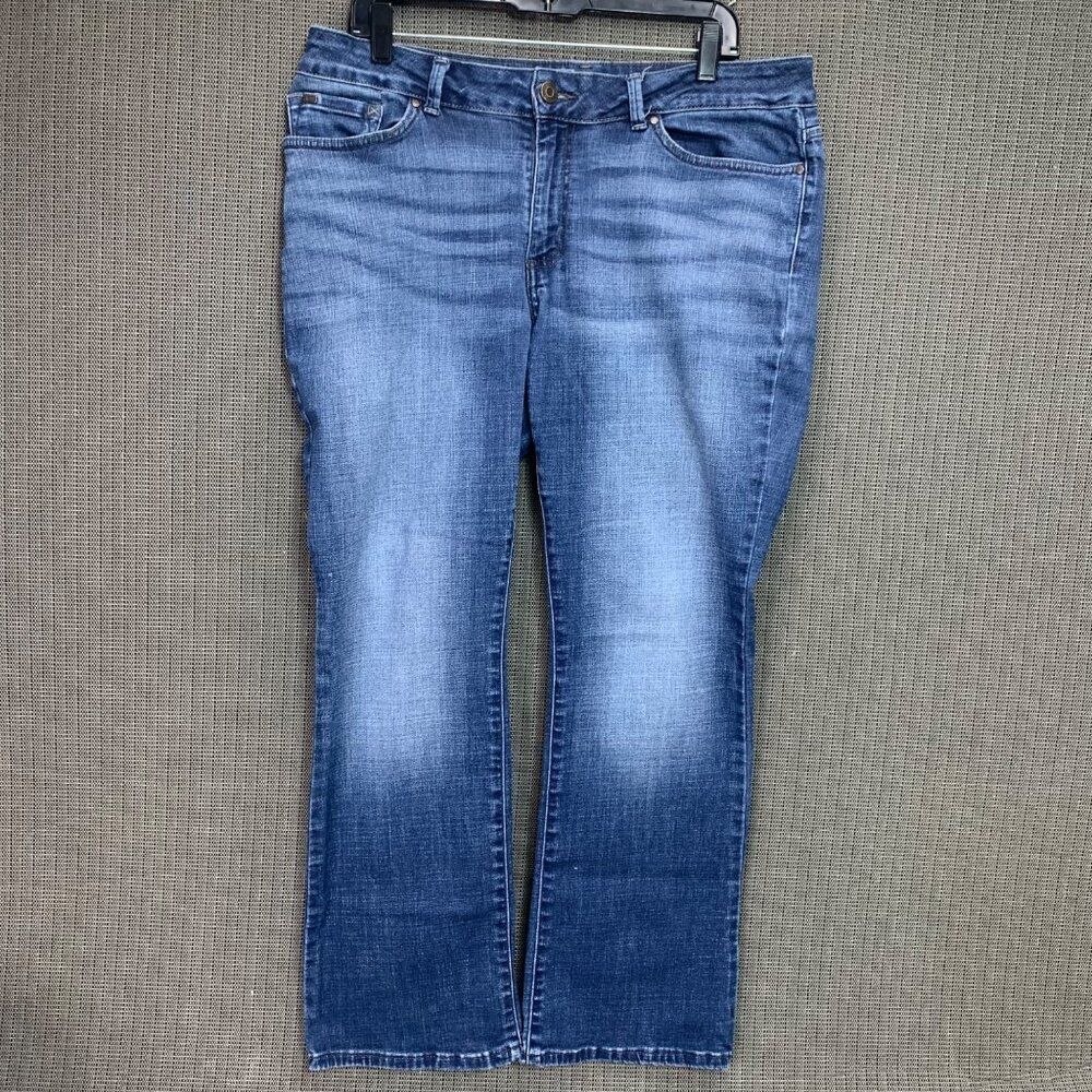 Lee Womens Size 12 Jeans Modern Series Curvy Fit Bootcut Mid Rise 5 Pocket